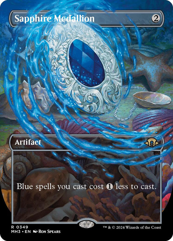 Sapphire Medallion (Borderless) [MH3 - 349] - Cartes Sportives Rive Sud