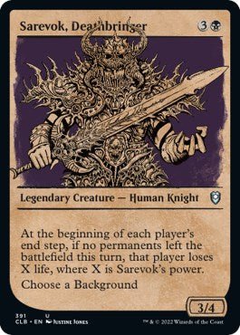 Sarevok, Deathbringer (Showcase) [CLB - 391] - Cartes Sportives Rive Sud