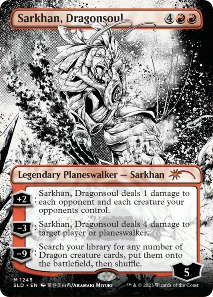 Sarkhan, Dragonsoul (Borderless) [SLD - 1245] - Cartes Sportives Rive Sud