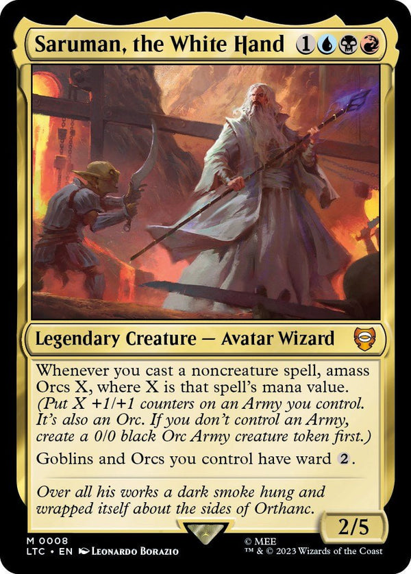 Saruman, the White Hand [LTC - 8] - Cartes Sportives Rive Sud