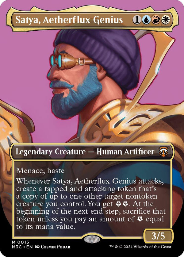 Satya, Aetherflux Genius (Borderless) [M3C - 15] - Cartes Sportives Rive Sud
