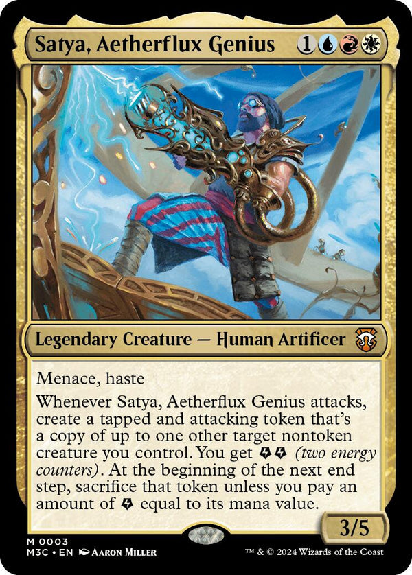 Satya, Aetherflux Genius [M3C - 3] - Cartes Sportives Rive Sud
