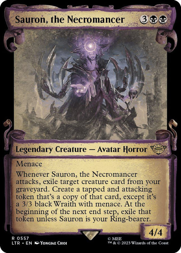 Sauron, the Necromancer (Showcase Scrolls) [LTR - 557] - Cartes Sportives Rive Sud