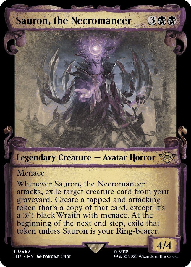 Sauron, the Necromancer (Showcase Scrolls) [LTR - 557] - Cartes Sportives Rive Sud