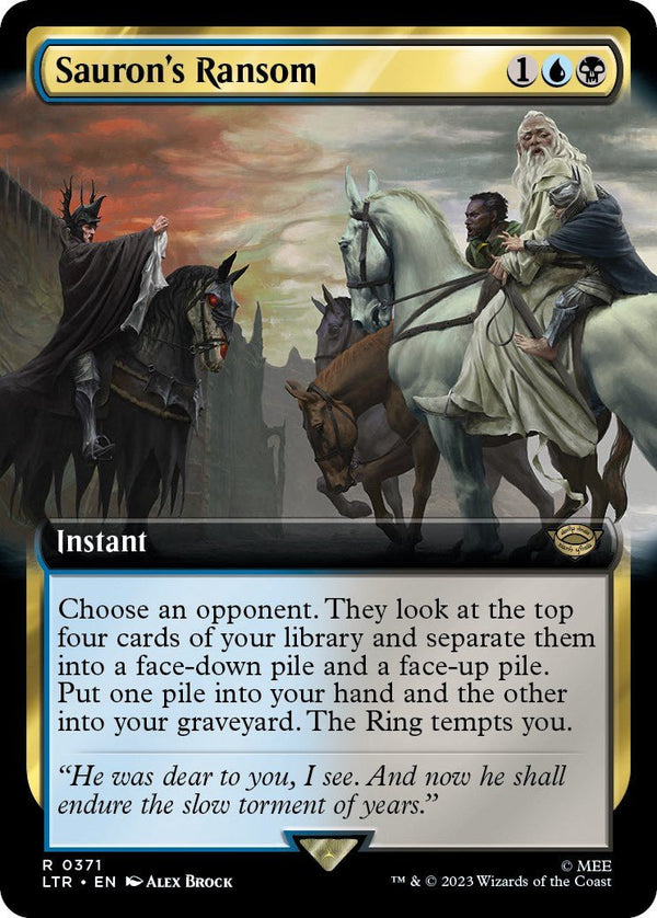 Sauron's Ransom (Extended Art) [LTR - 371] - Cartes Sportives Rive Sud