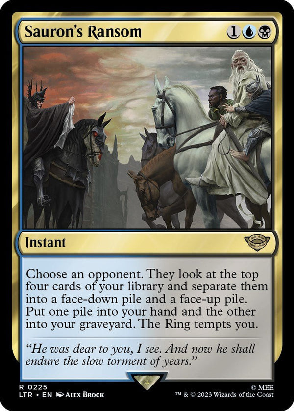 Sauron's Ransom [LTR - 225] - Cartes Sportives Rive Sud