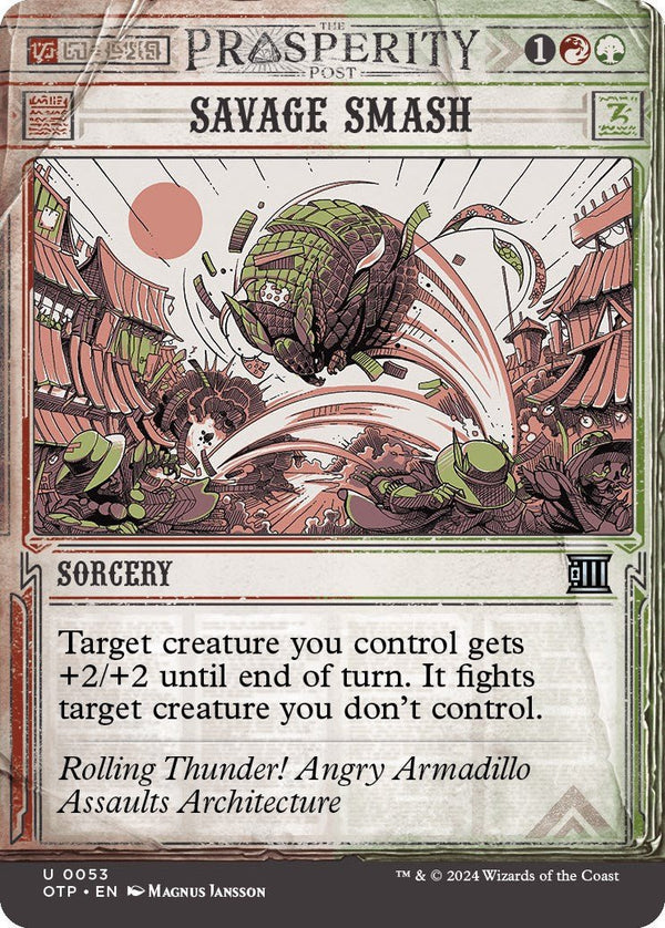 Savage Smash [OTP - 53] - Cartes Sportives Rive Sud