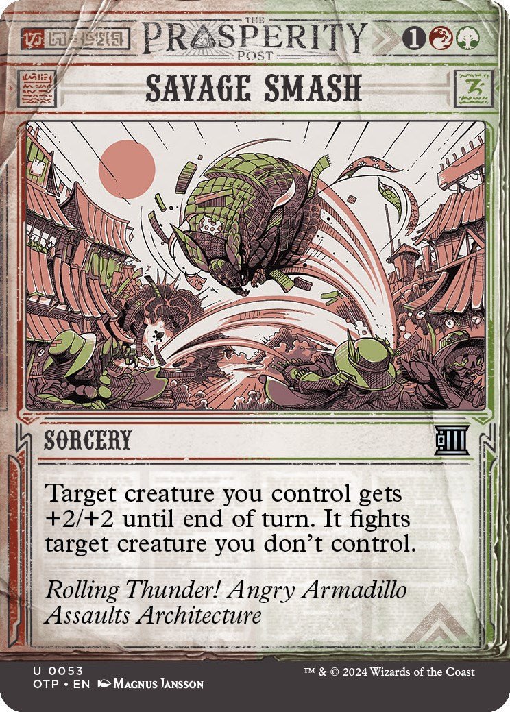 Savage Smash [OTP - 53] - Cartes Sportives Rive Sud
