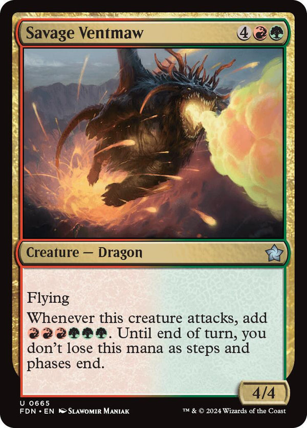 Savage Ventmaw [FDN - 665] - Cartes Sportives Rive Sud