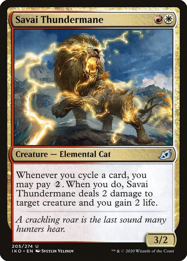Savai Thundermane [IKO - 205] - Cartes Sportives Rive Sud