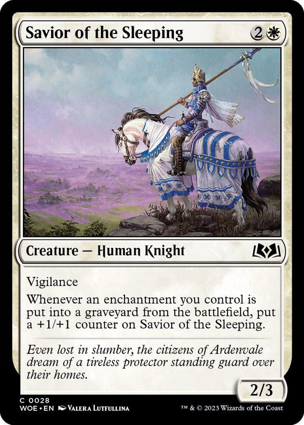 Savior of the Sleeping [WOE - 28] - Cartes Sportives Rive Sud
