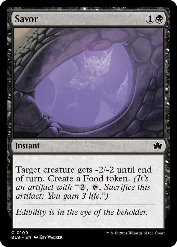 Savor [BLB - 109] - Cartes Sportives Rive Sud