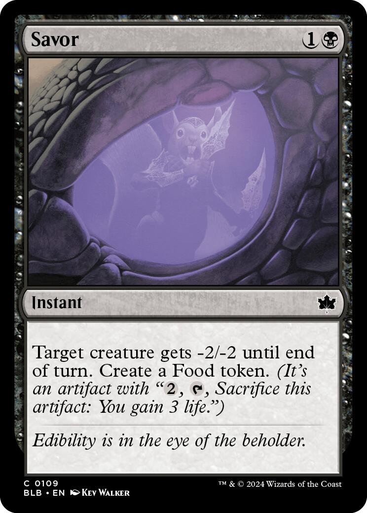 Savor [BLB - 109] - Cartes Sportives Rive Sud