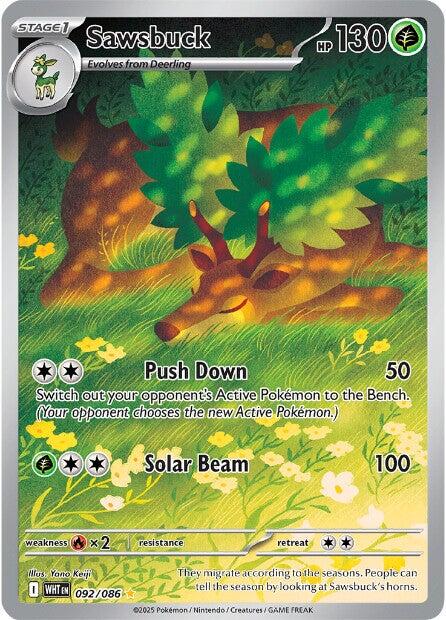Sawsbuck - 092/086 [WHT - 092/086] - Cartes Sportives Rive Sud