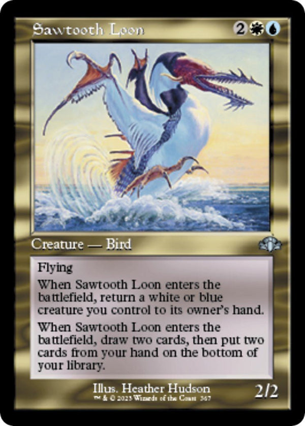 Sawtooth Loon (Retro Frame) [DMR - 367] - Cartes Sportives Rive Sud