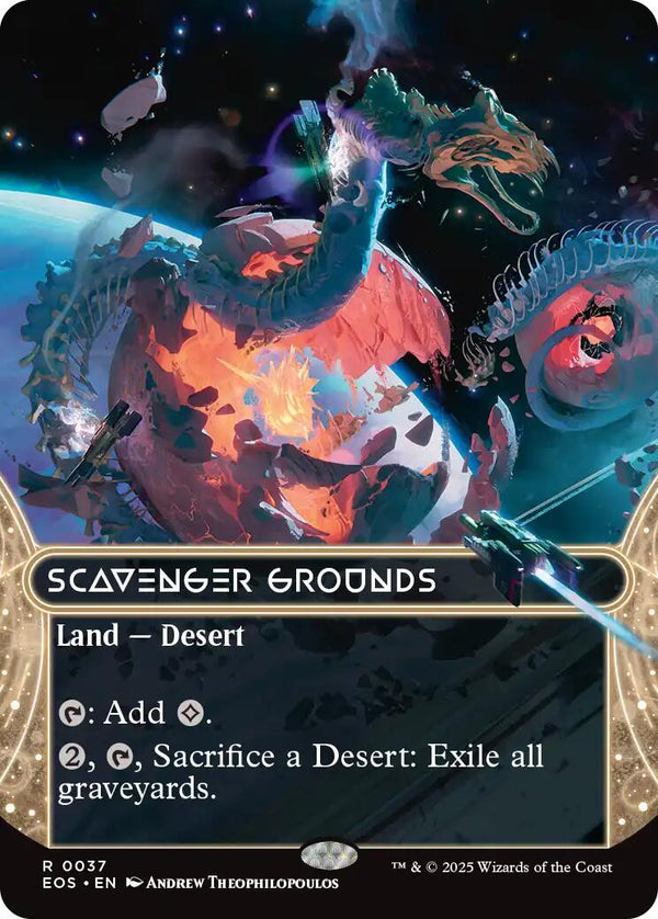Scavenger Grounds (0037) (Borderless) [EOS - 37] - Cartes Sportives Rive Sud