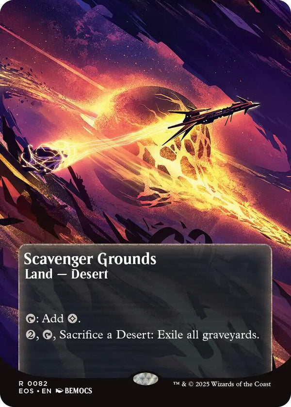 Scavenger Grounds (0082) (Borderless) [EOS - 82] - Cartes Sportives Rive Sud