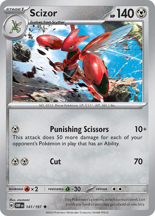 Scizor [OBF - 141/197] - Cartes Sportives Rive Sud