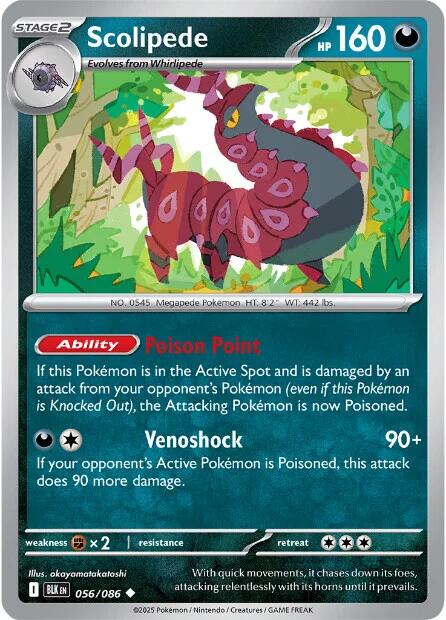 Scolipede [BLK - 056/086] - Cartes Sportives Rive Sud