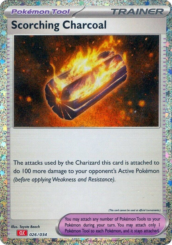Scorching Charcoal [CL - 026/034] - Cartes Sportives Rive Sud