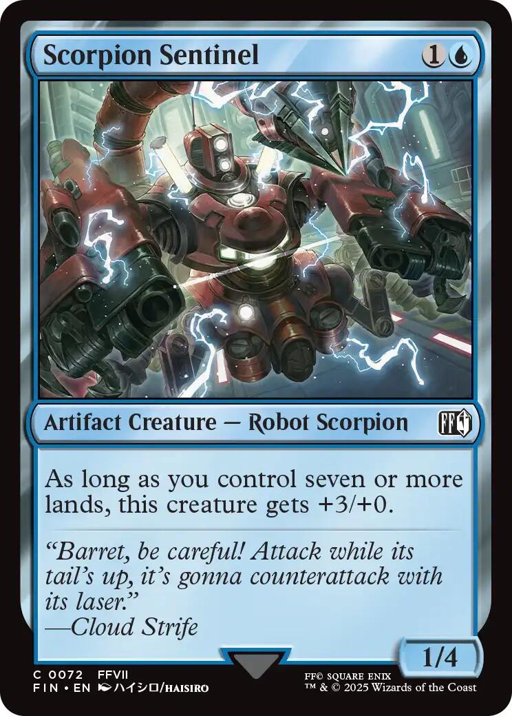 Scorpion Sentinel [FIN - 72] - Cartes Sportives Rive Sud