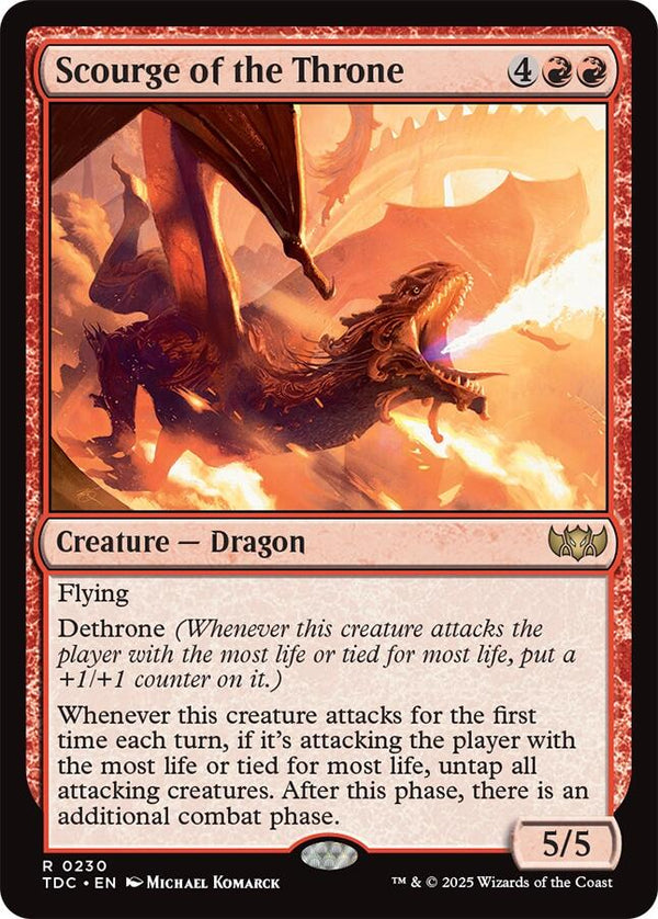 Scourge of the Throne [TDC - 230] - Cartes Sportives Rive Sud