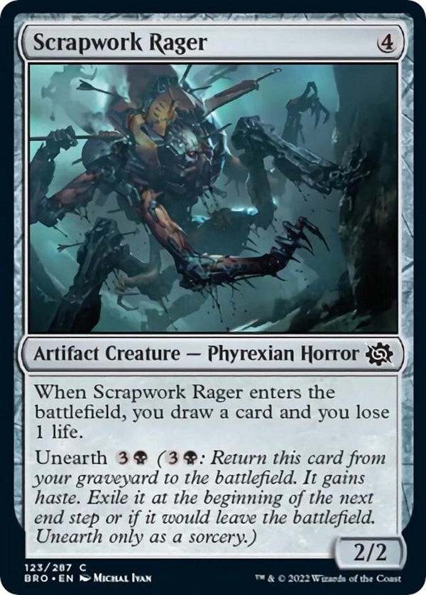 Scrapwork Rager [BRO - 123] - Cartes Sportives Rive Sud