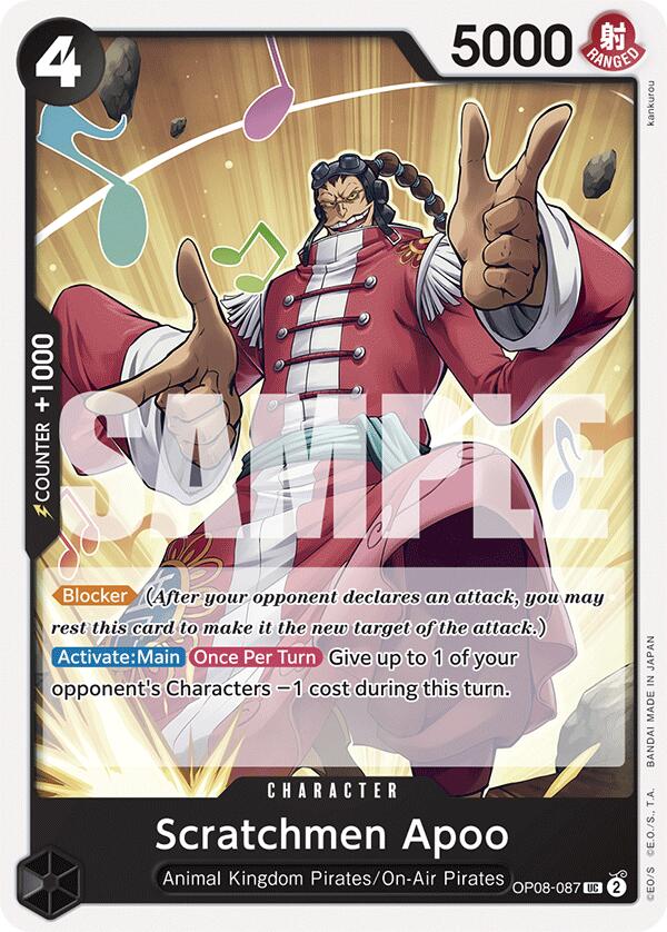 Scratchmen Apoo [OP08 - OP08 - 087] - Cartes Sportives Rive Sud