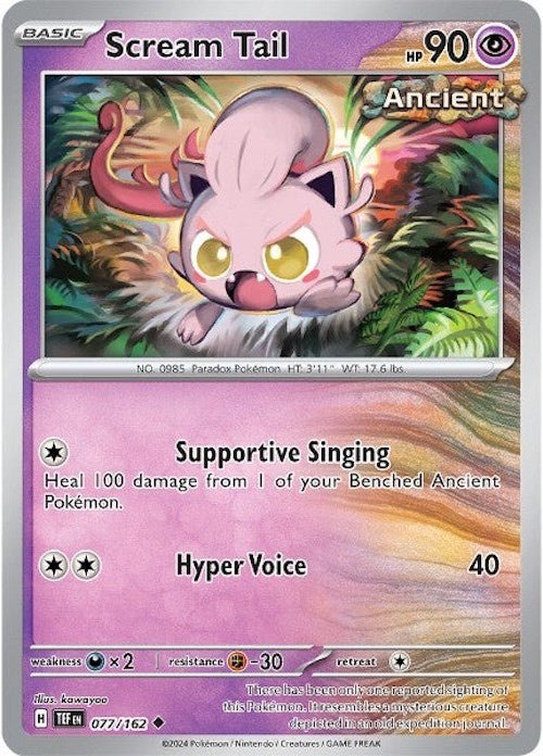 Scream Tail [TEF - 077/162] - Cartes Sportives Rive Sud