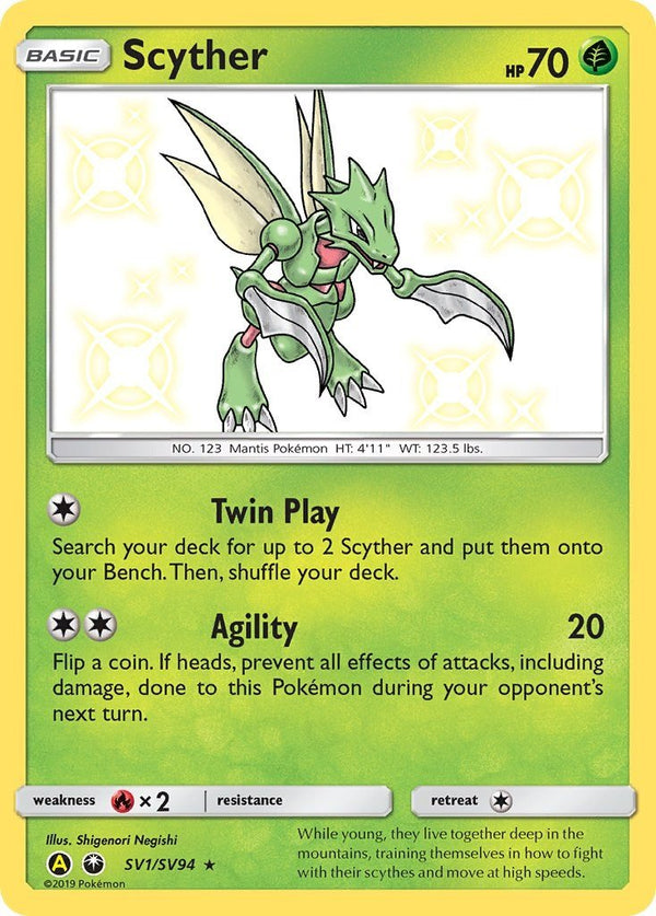 Scyther [HIF:SV - SV1/SV94] - Cartes Sportives Rive Sud