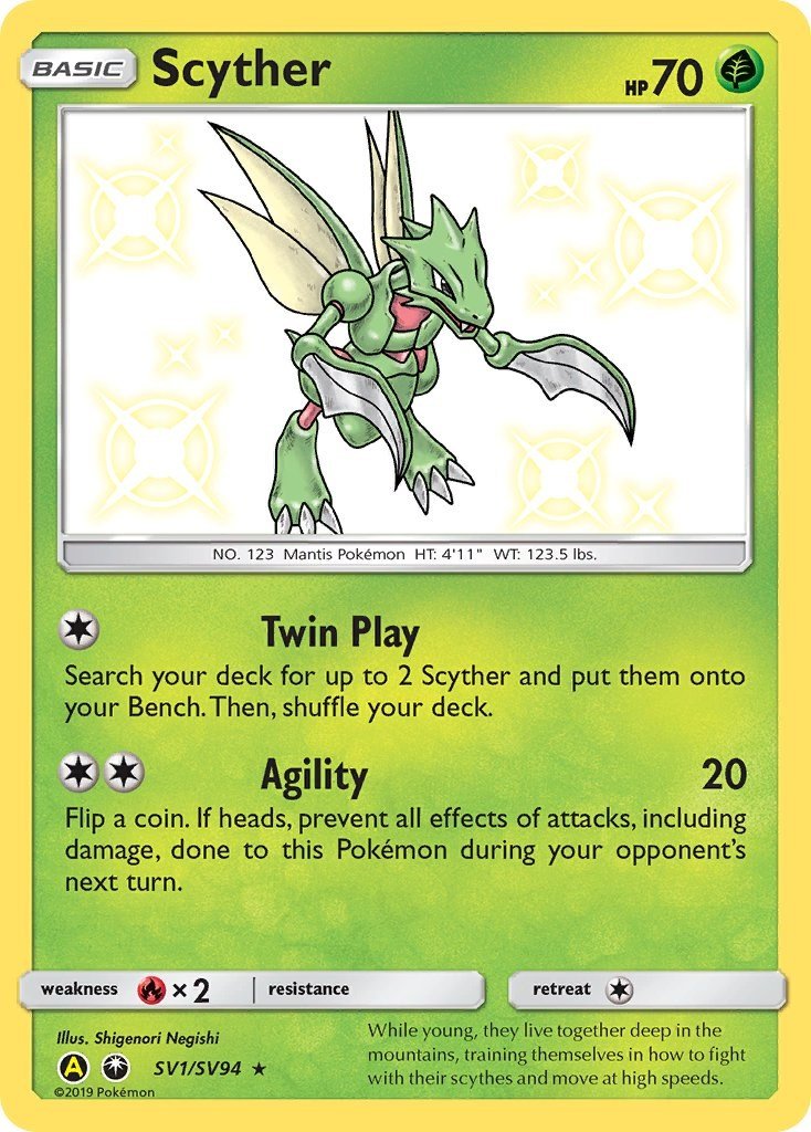 Scyther [HIF:SV - SV1/SV94] - Cartes Sportives Rive Sud