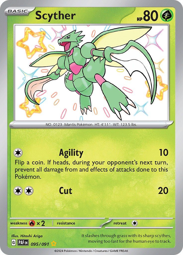 Scyther [PAF - 095/091] - Cartes Sportives Rive Sud