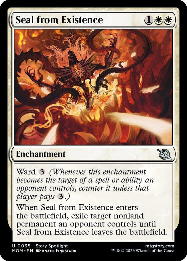 Seal from Existence [MOM - 35] - Cartes Sportives Rive Sud