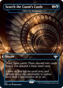 Search the Count's Castle - Thirst for Discovery [VOW - 333] - Cartes Sportives Rive Sud