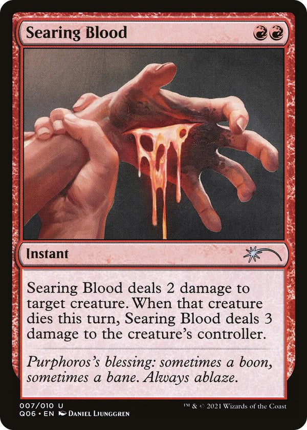 Searing Blood [UMP - 7] - Cartes Sportives Rive Sud