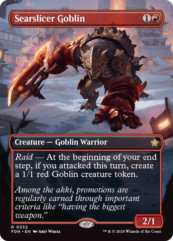 Searslicer Goblin (Borderless) [FDN - 332] - Cartes Sportives Rive Sud