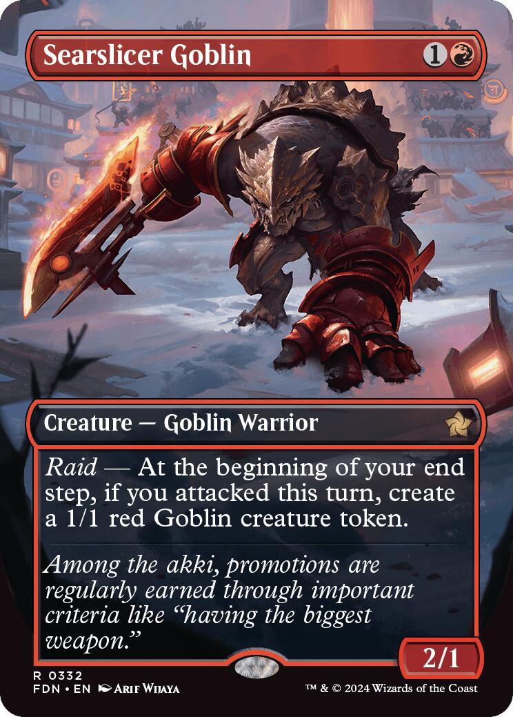 Searslicer Goblin (Borderless) [FDN - 332] - Cartes Sportives Rive Sud