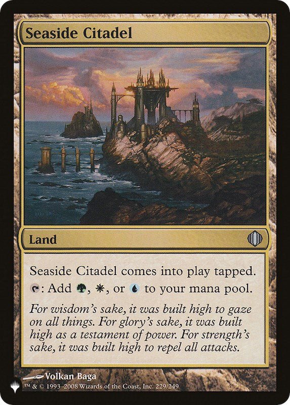 Seaside Citadel [LIST - 229] - Cartes Sportives Rive Sud
