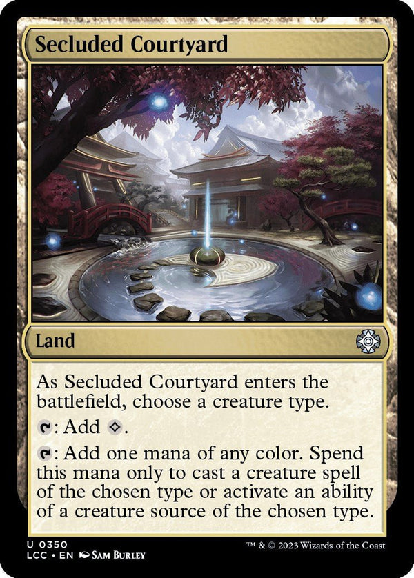 Secluded Courtyard [LCC - 350] - Cartes Sportives Rive Sud