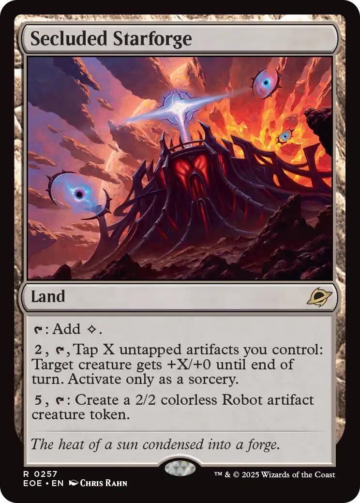 Secluded Starforge [EOE - 257] - Cartes Sportives Rive Sud