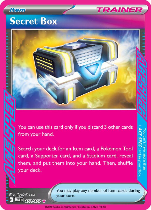 Secret Box [TWM - 163/167] - Cartes Sportives Rive Sud