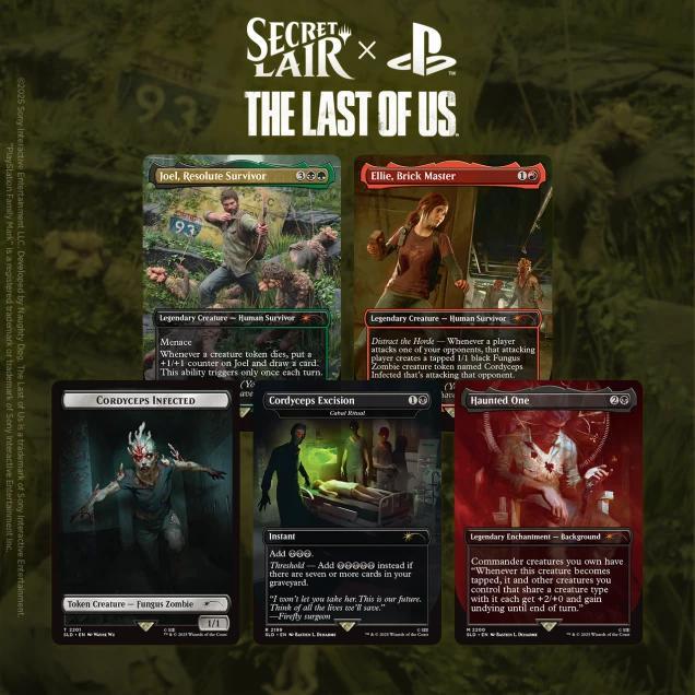Secret Lair Playstation The Last Of Us Part 1 Chasing Hope (Pre - Order) - Cartes Sportives Rive Sud