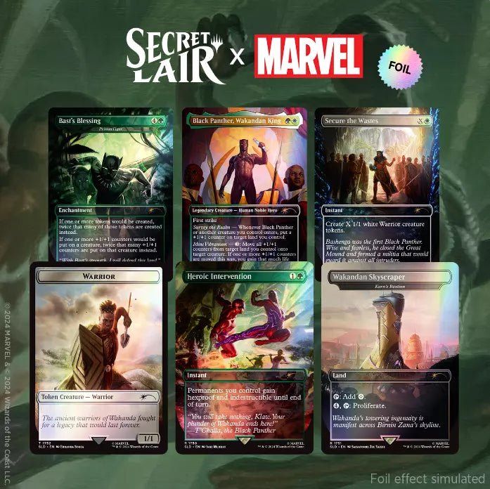 Secret Lair x Marvel Black Panther - Cartes Sportives Rive Sud