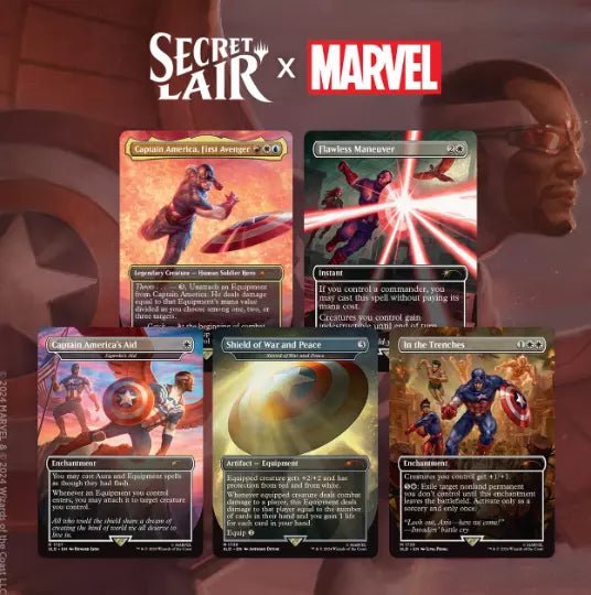 Secret Lair x Marvel Captain America - Cartes Sportives Rive Sud