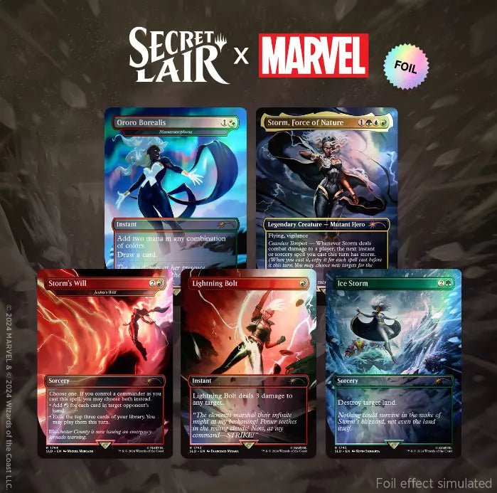 Secret Lair x Marvel's Storm - Cartes Sportives Rive Sud