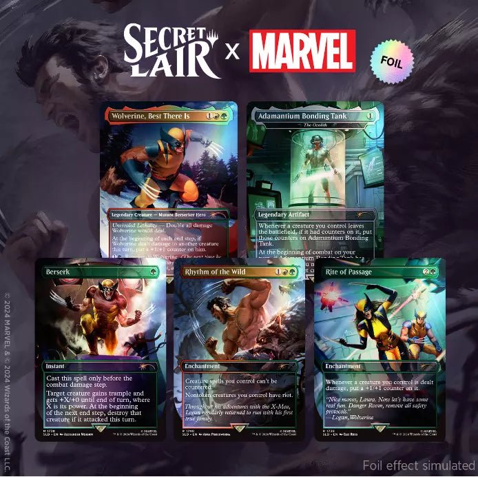 Secret Lair x Marvel's Wolverine - Cartes Sportives Rive Sud