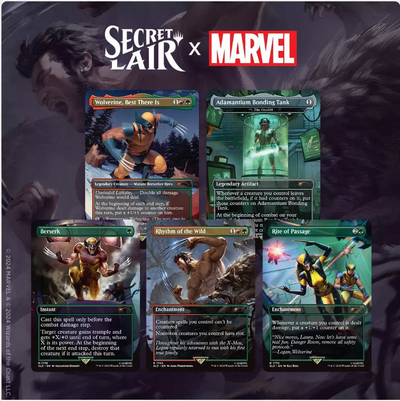 Secret Lair x Marvel's Wolverine - Cartes Sportives Rive Sud