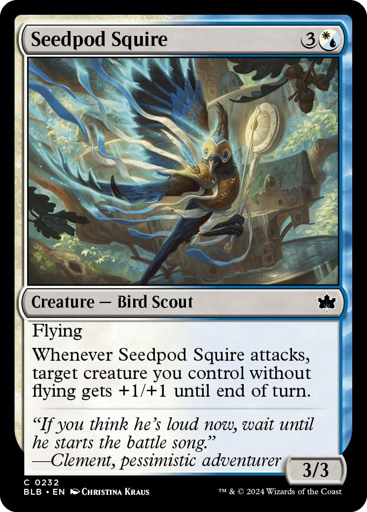 Seedpod Squire [BLB - 232] - Cartes Sportives Rive Sud