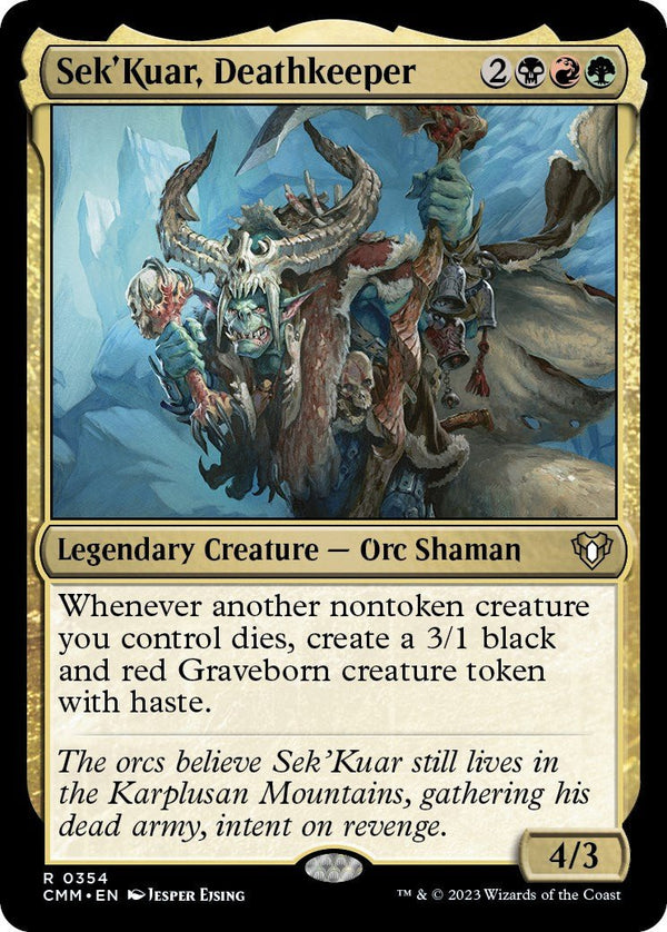Sek'Kuar, Deathkeeper [CMM - 354] - Cartes Sportives Rive Sud