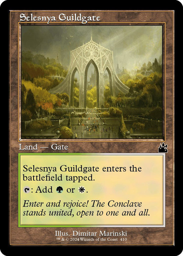 Selesnya Guildgate (Retro Frame) [RVR - 410] - Cartes Sportives Rive Sud